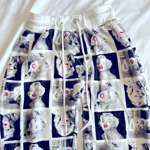 Marilyn Monroe Warmup Jogger Pants Size Small - Picture 5 of 6